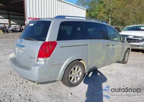 2008 Nissan Quest 3.5 S z USA, uszkodzony, nr VIN 5N1BV28U48N121749